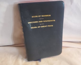 1977 Edition Book of Mormon Triple Combination Religious Book, Church of Latter-Day Saints, Like New Book, LDS Book