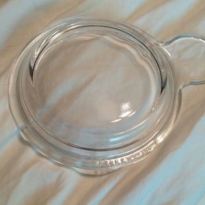 Visions Cookware Clear Glass Grab It Bowl Cooking Pot by Corning Vintage Kitchen Made in USA