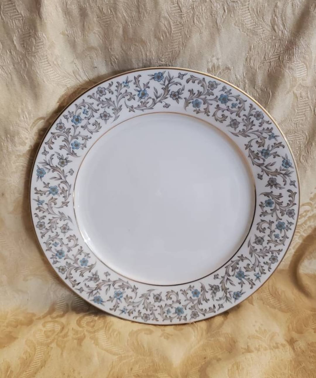 NORITAKE/DANUBE】プレート 大小 計11枚 レトロ 銀縁 Noritake Royal