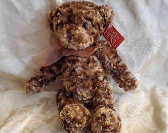 Vintage 1990 GUND Light Green FROG W 