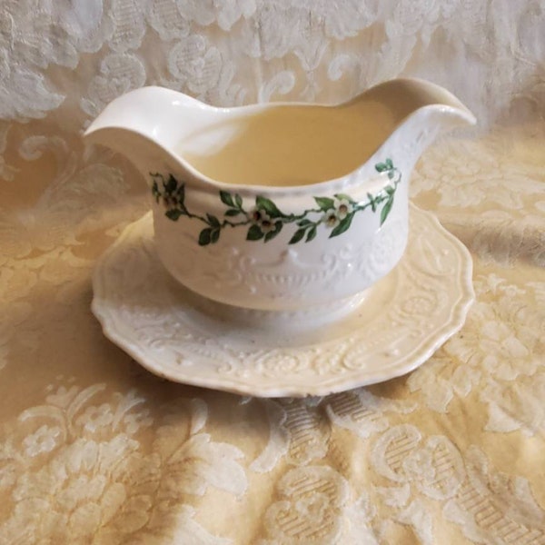 Antique Gravy Boat Etsy