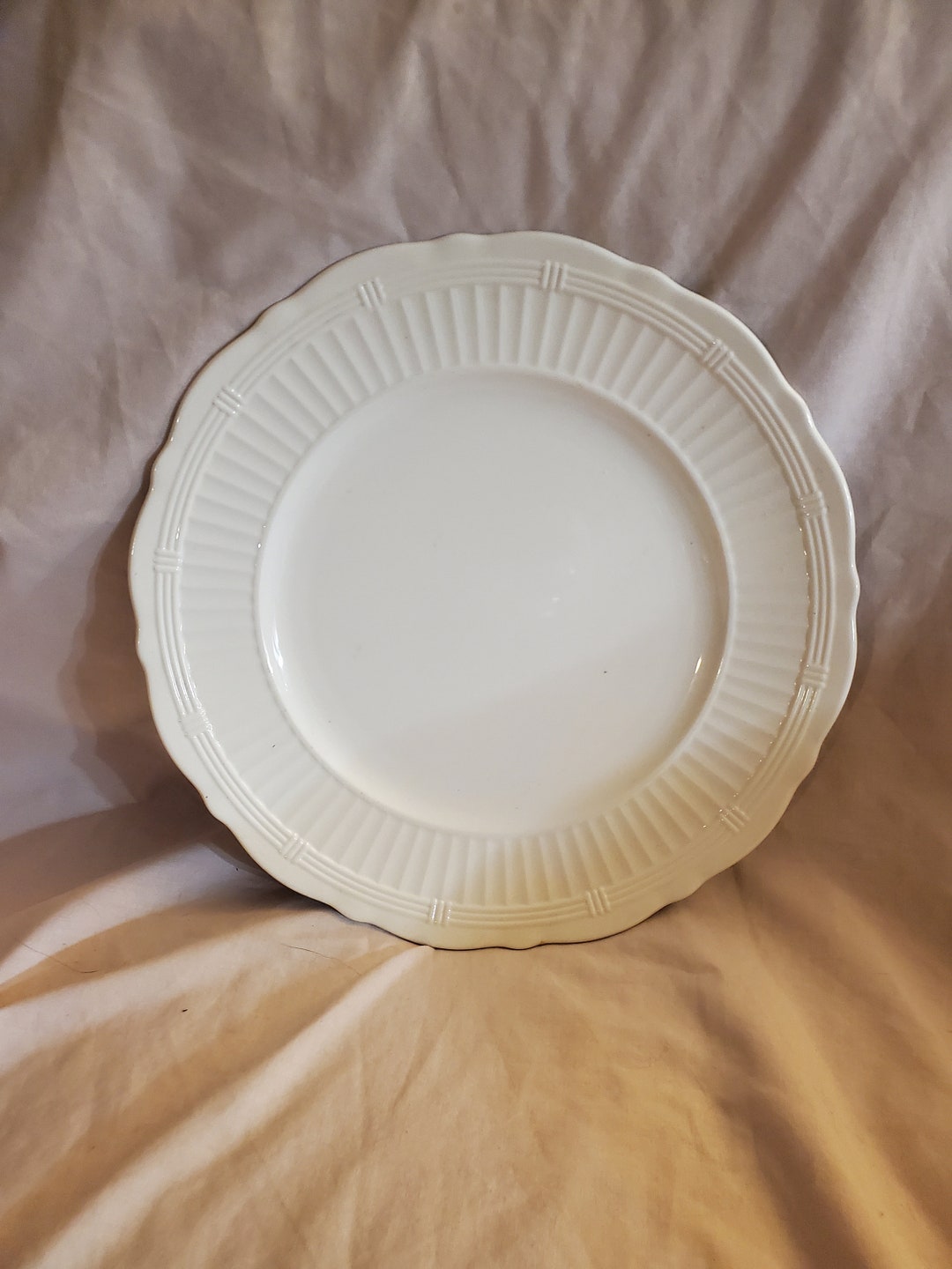 Fashion Plates, Ultra Durable Ironstone, Tuscan Villa, 11.25 Inch