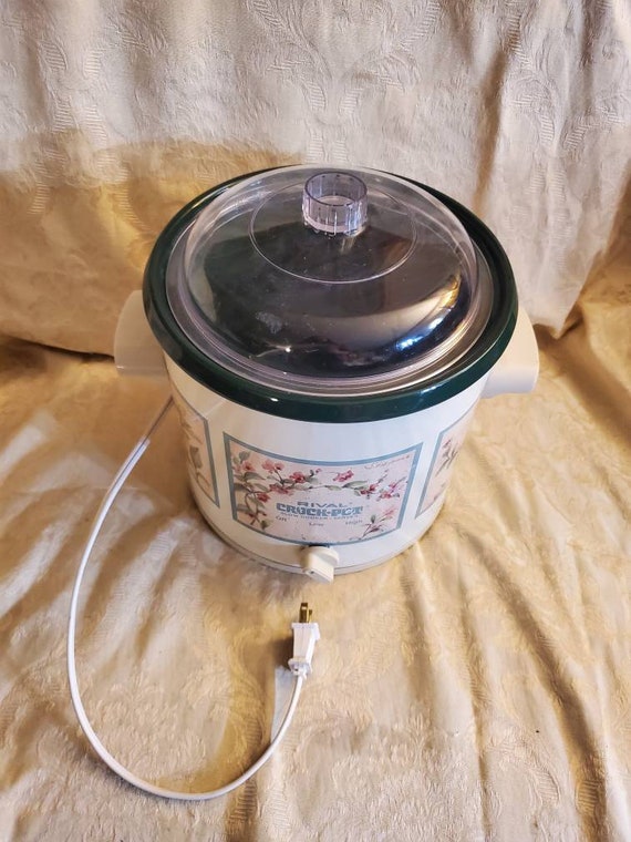 Sold at Auction: Rival Stoneware Crock Pot Slow Cooker Oval