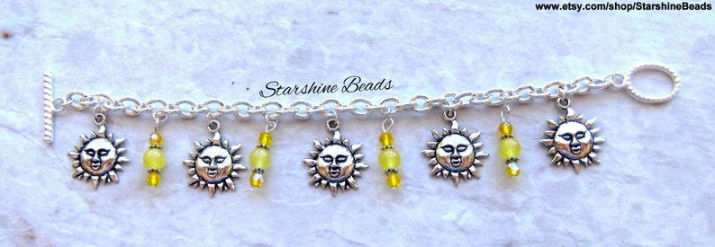 Sun Jewelry Sun Bracelet Summer Jewelry Summer Bracelet Yellow Jade Sun Bracelet Celestial Jewelry Jade Bracelet Yellow Bracelet