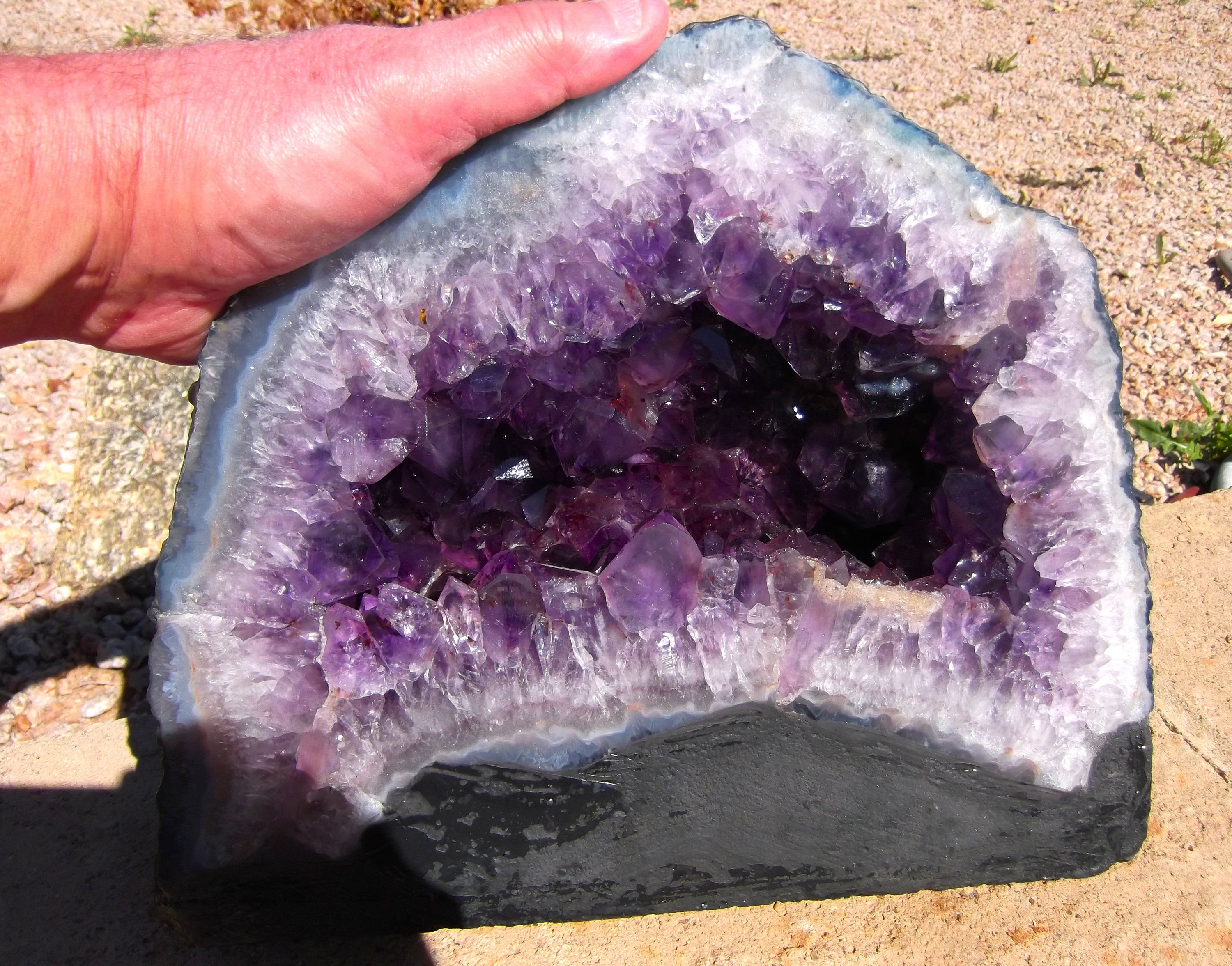 Amethyst Crystal Cave Grade Amethyst 17 2lbs Amethyst Etsy