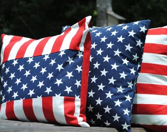 Patriotic  pillow covers (pick two)
