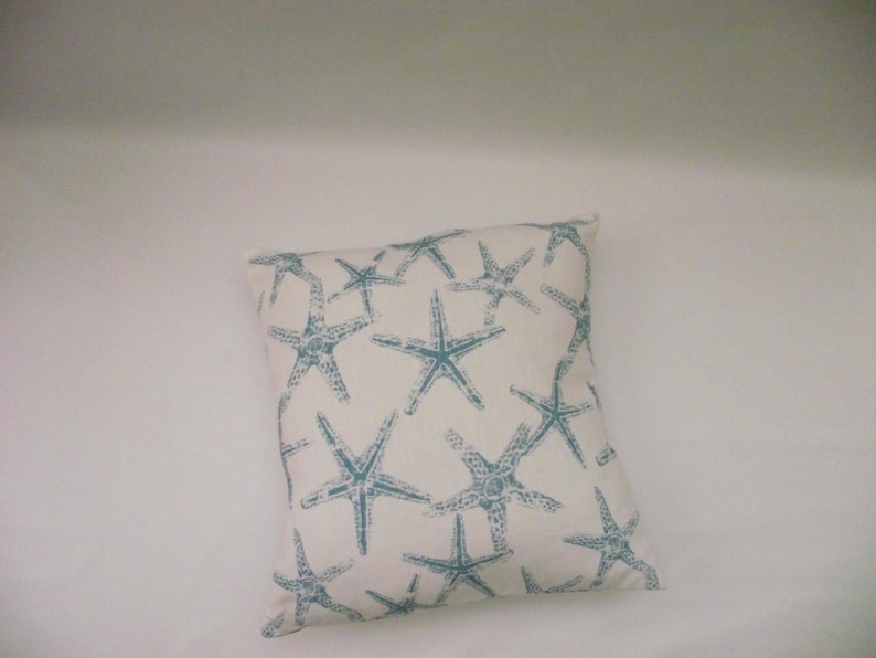 Starfish Pillow Cover in Coastal Blue image 3