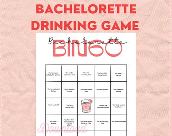 Bachelorette Bingo - Simple et mignon