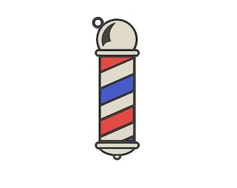 Barber Pole NFC Tag 3D Print Files