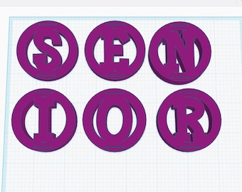 3D Letters for Mums