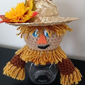 Scarecrow Candy Jar Fall Decor