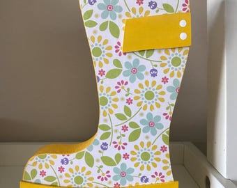Rainboot // Wooden Decoration