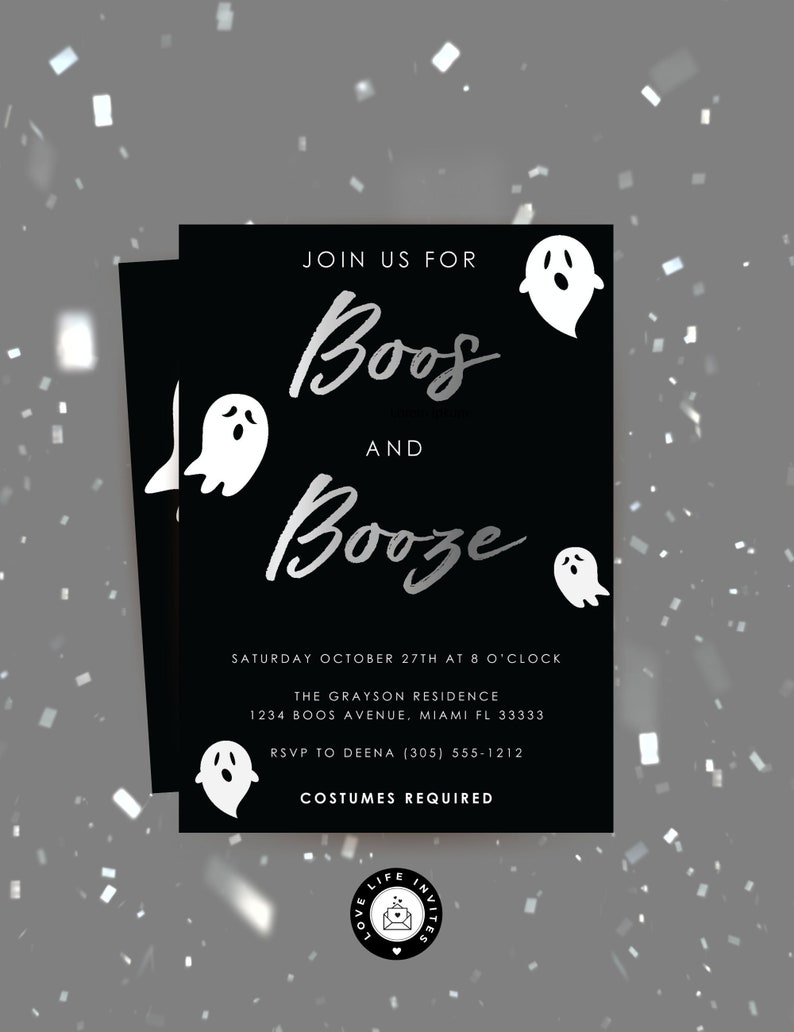 Halloween Party Invitation for Adult
