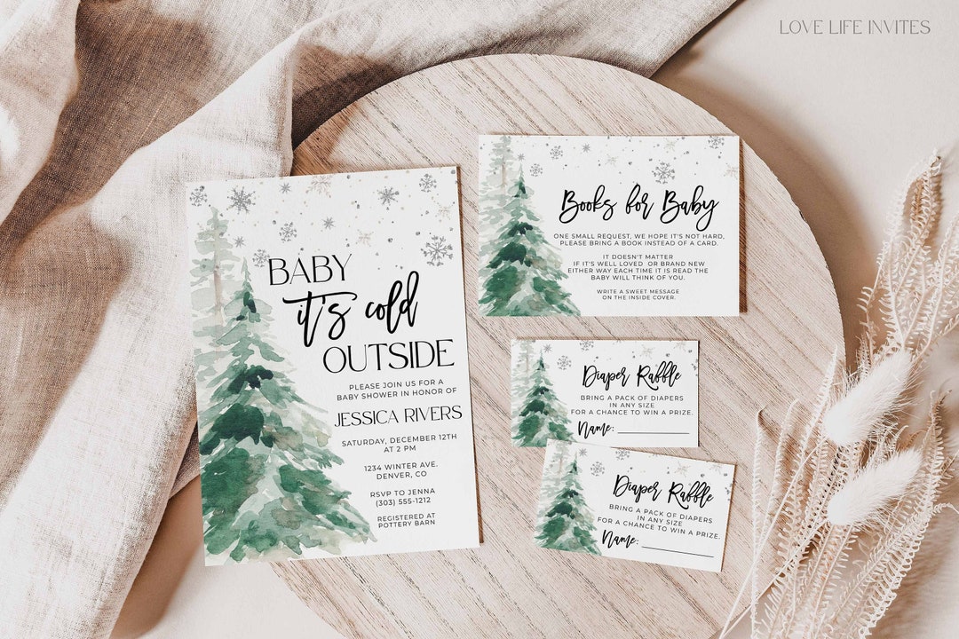 Buy Baby Its Cold Outside Baby Shower Bundle, Winter Baby Shower