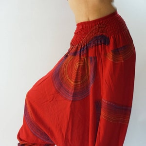 HR0788 Harem Pants Unisex Low Crotch Yoga Trousers