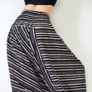 HR0451 Harem Pants Unisex Low Crotch Yoga Trousers