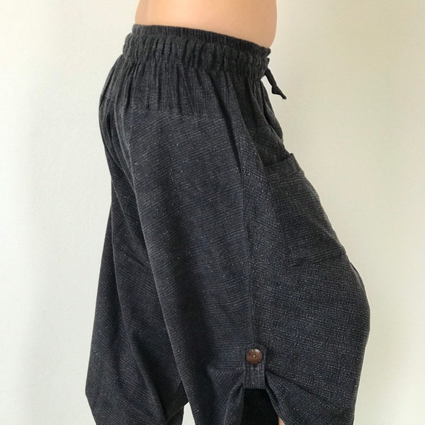 BT0795 Samurai Pants  - elastic waistband