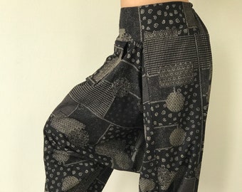 HR0046 Harem Pants Unisex Low Crotch Yoga Trousers