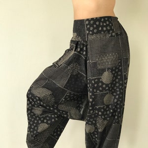 HR0046 Harem Pants Unisex Low Crotch Yoga Trousers