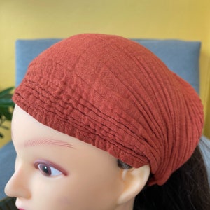 B21-30 Double Gauze Headband 100% Cotton turban Lightweight headband