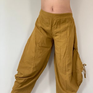 CG0116 Cotton Soft Rope Pants, Lady Pants, Light Weight Women Pants