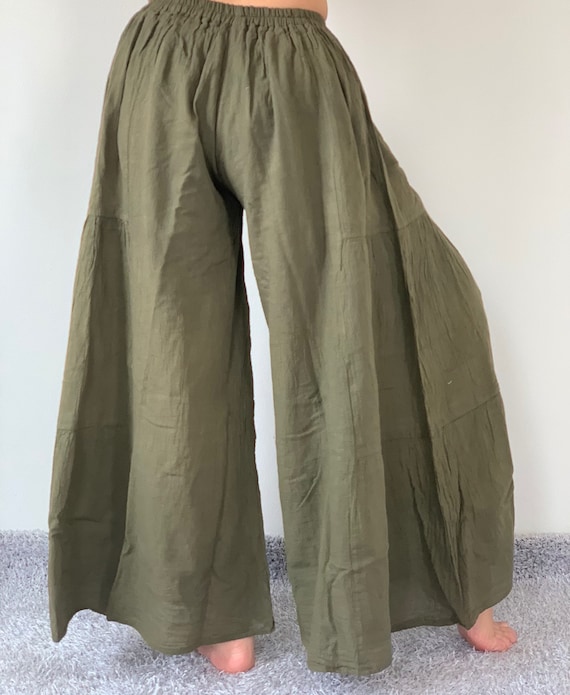 Cotton gaucho shop pants
