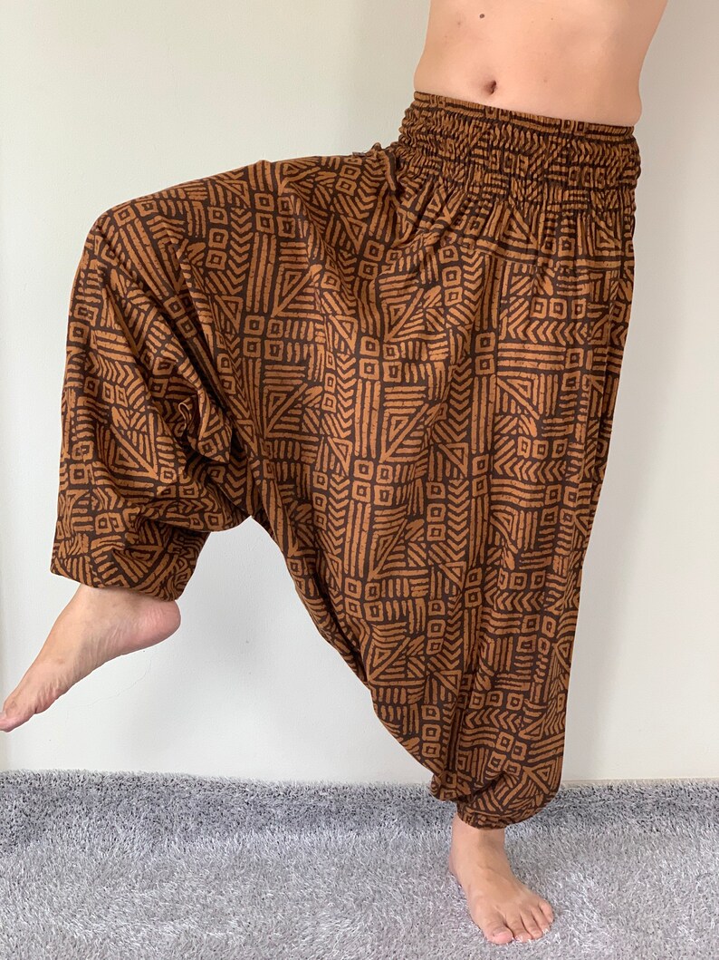 HR0096 Harem Pants Unisex Low Crotch Yoga Trousers