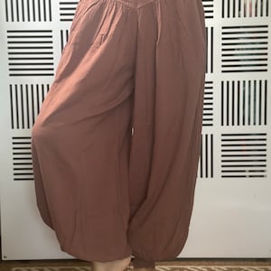JN0009 Cotton Harem Pants with elastic Ankle, Thai  elastic Ankle  pants,Harem pants