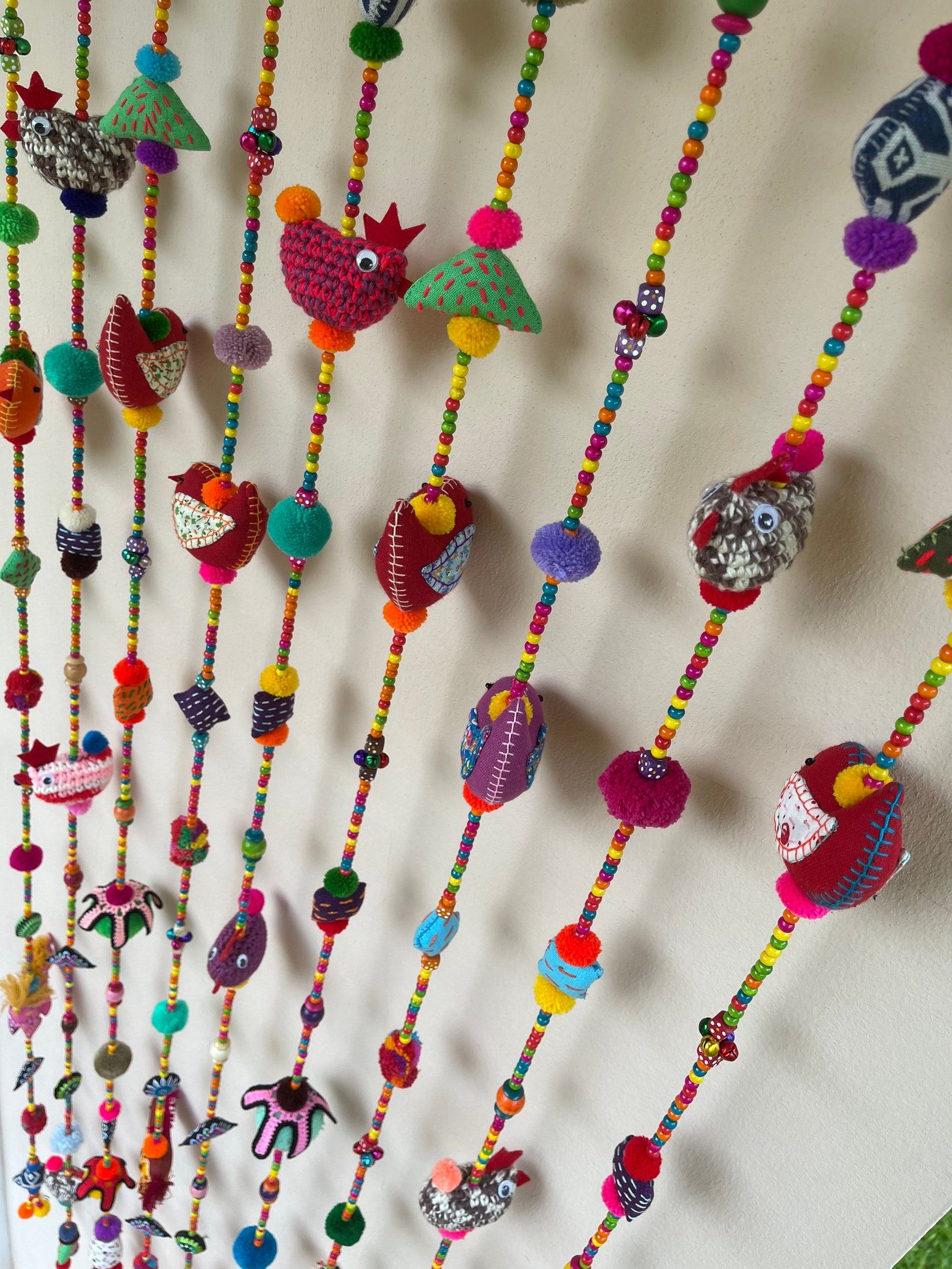 CD0003 Get 9Line Door Bead Handmade decorate by Cute Doll For Etsy