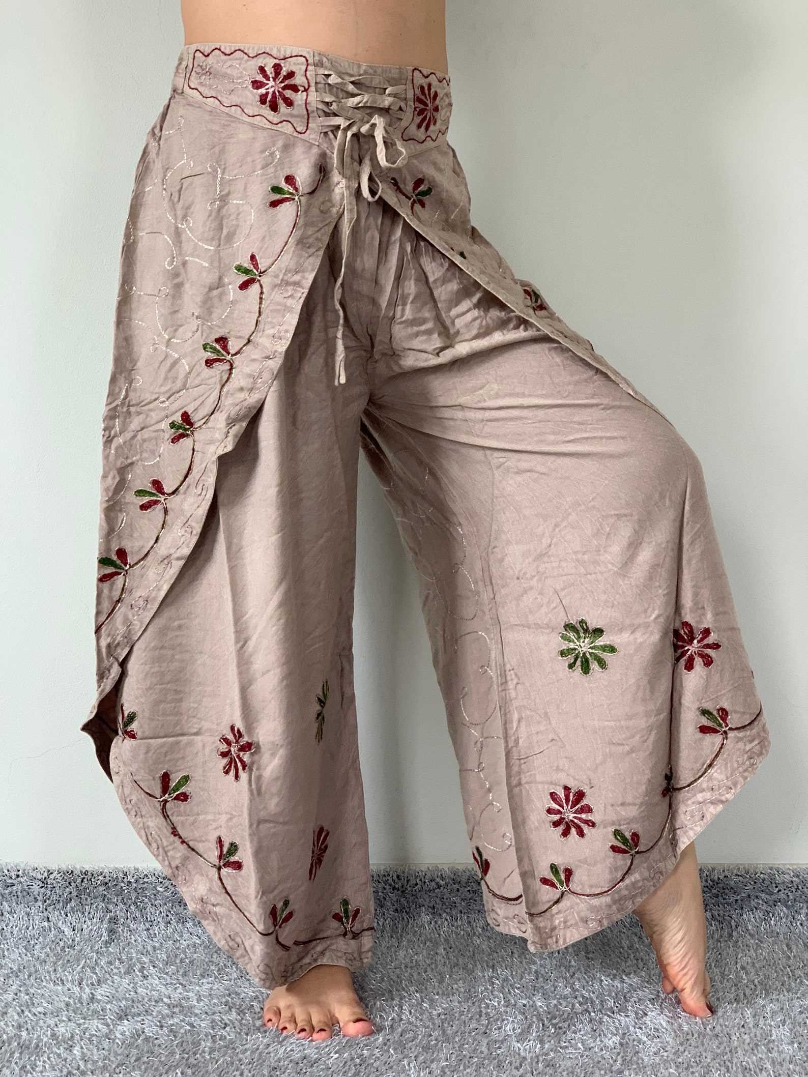 ID0625 Original Ethnic Indian Cotton Trousers Casual Pants Etsy