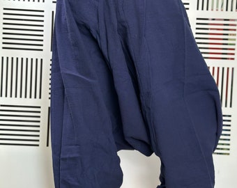 TY0002, pantalones hasta la pantorrilla para mujer, pantalones capri de algodón, pantalones Zen de lino con cintura elástica, pantalones Harem, pantalones de verano, pantalones de pierna ancha