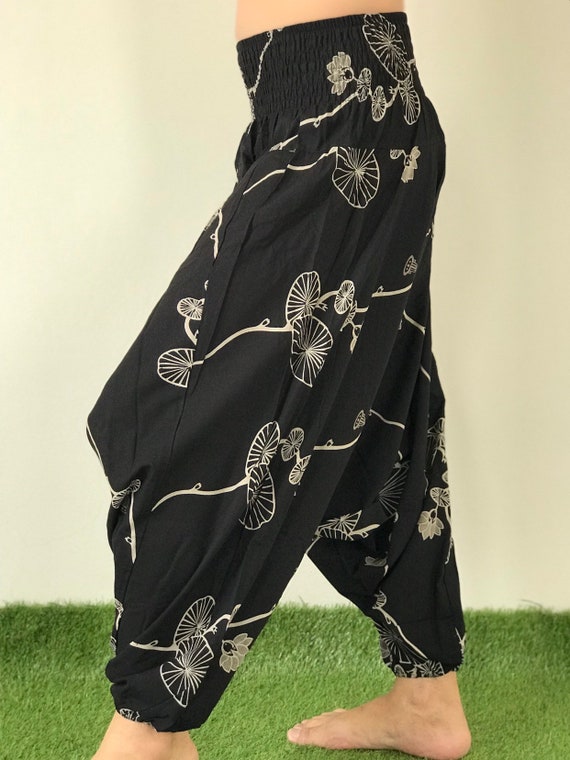 ALADDIN HAREM HIGH CROTCH PANTS SKY BLUE