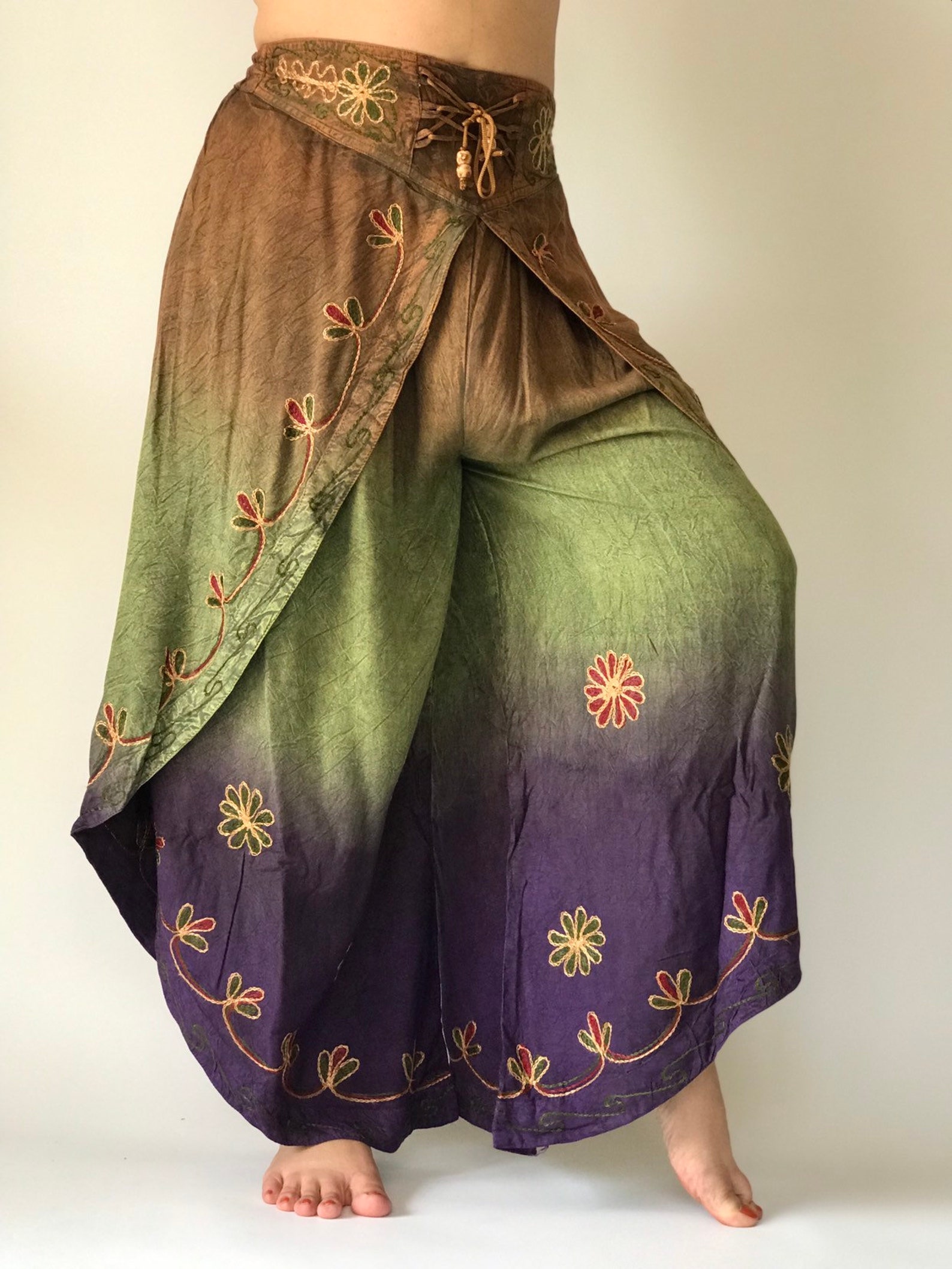 ID0407 Original Ethnic Indian cotton trousers Casual pants Etsy