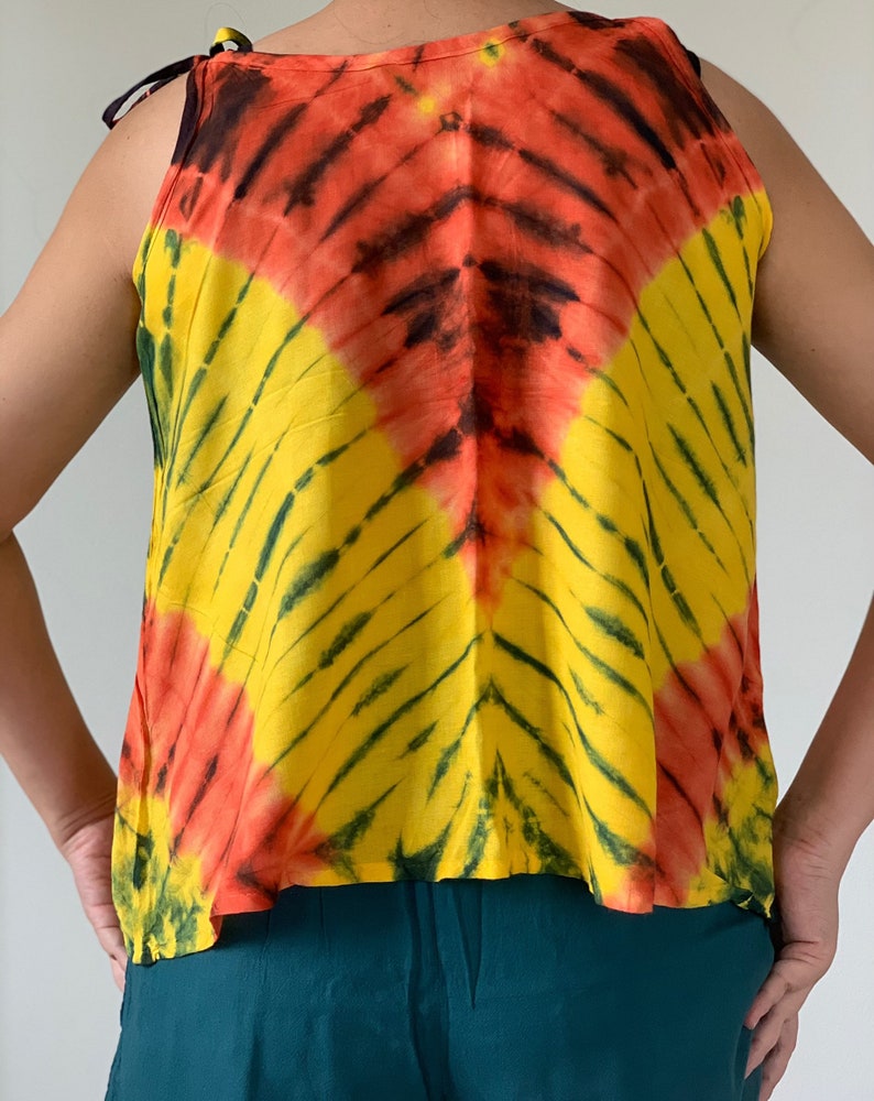 perfect for yoga super comfort TD0041 Women/'s Tie Dyed Top tie dye