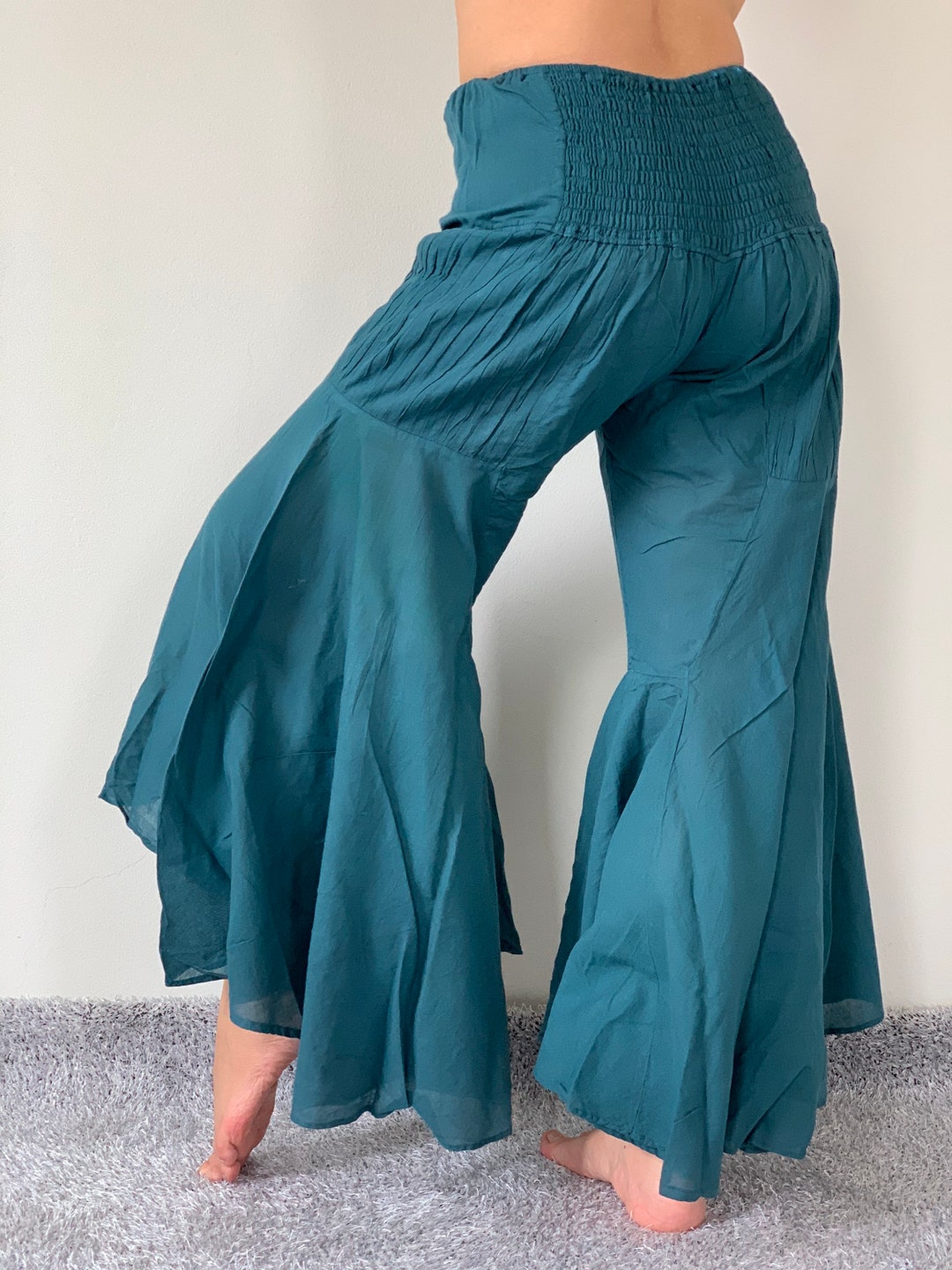 CG0020 Gauze Bells Lady Cotton Gauze, Yoga Dance Play Pants Etsy