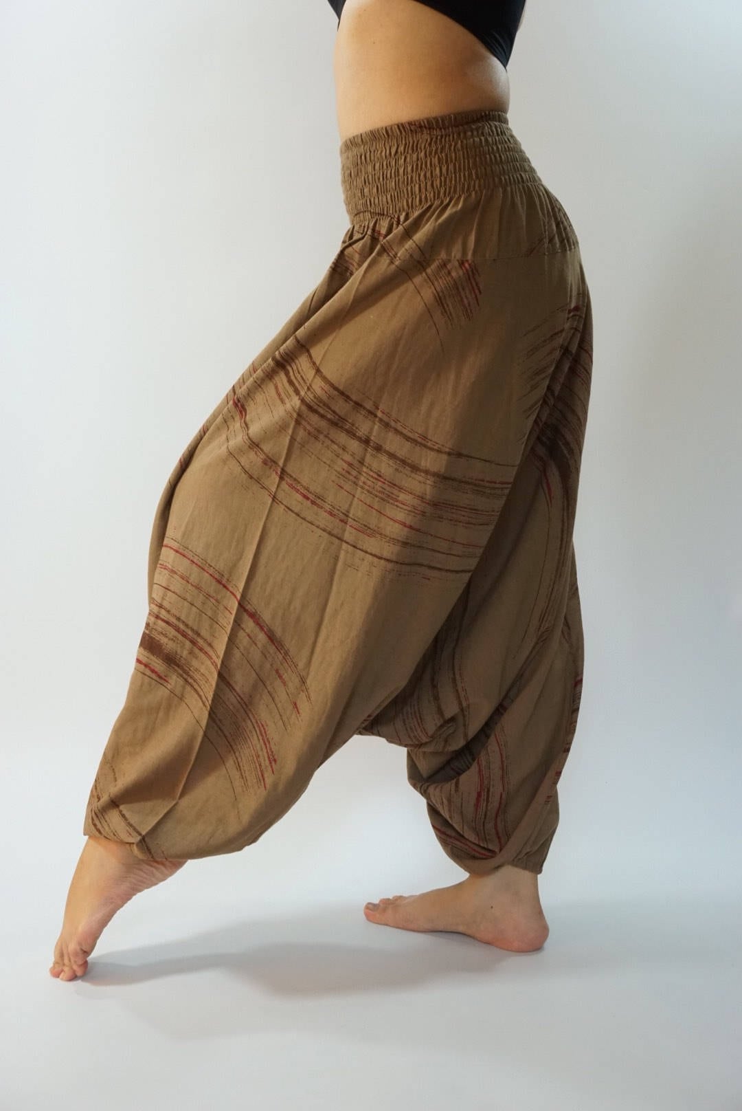 Aladdin Low Crotch Harem Pants