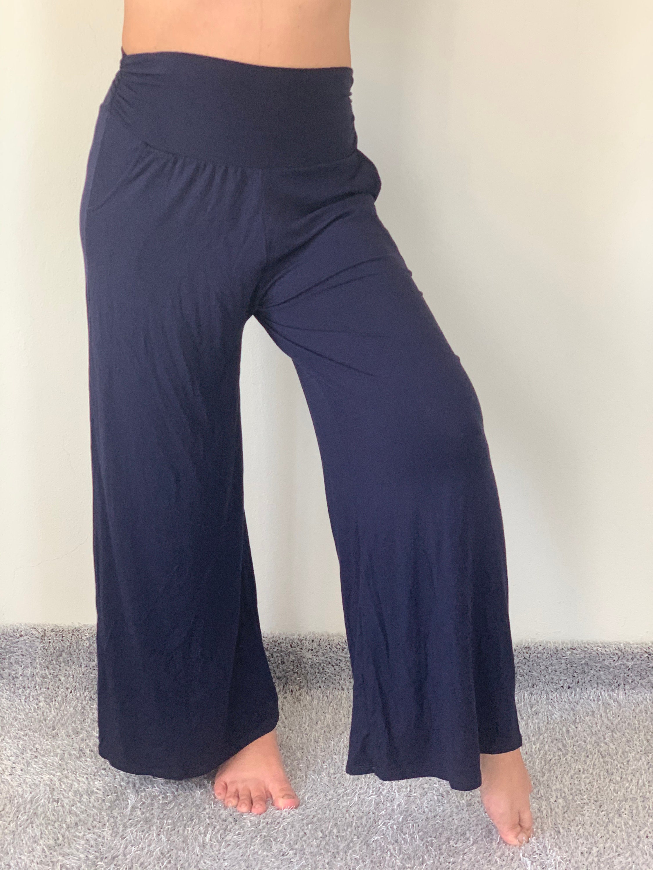WL0303 Stretch Wide Leg Yoga Pants High 