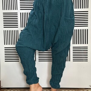 CG0262 Cotton gauze pants, Harem Pants super soft rayon baggy unisex harem pants have the &quot;flow&quot;, perfect of yoga