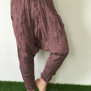 CG0070 Cotton gauze pants, Harem Pants super soft baggy unisex harem pants have the &quot;flow&quot;, perfect of yoga