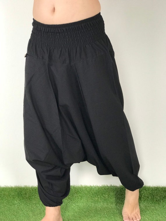 HR0063 Harem Pants Unisex Low Crotch Yoga Trousers