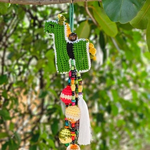 A0028 Handgemachte Pom Pom Schlüsselanhänger , handgemachte Charme Traditionelle Tribal Lieferungen
