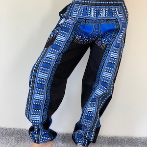 DK0005 African Print Dashiki Pants cotton Aladdin yoga harem pants, unisex pants