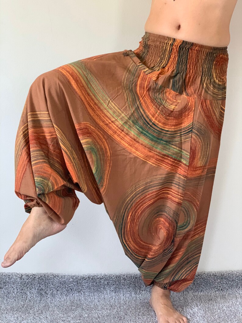 HR0226 Harem Pants Unisex Low Crotch Yoga Trousers