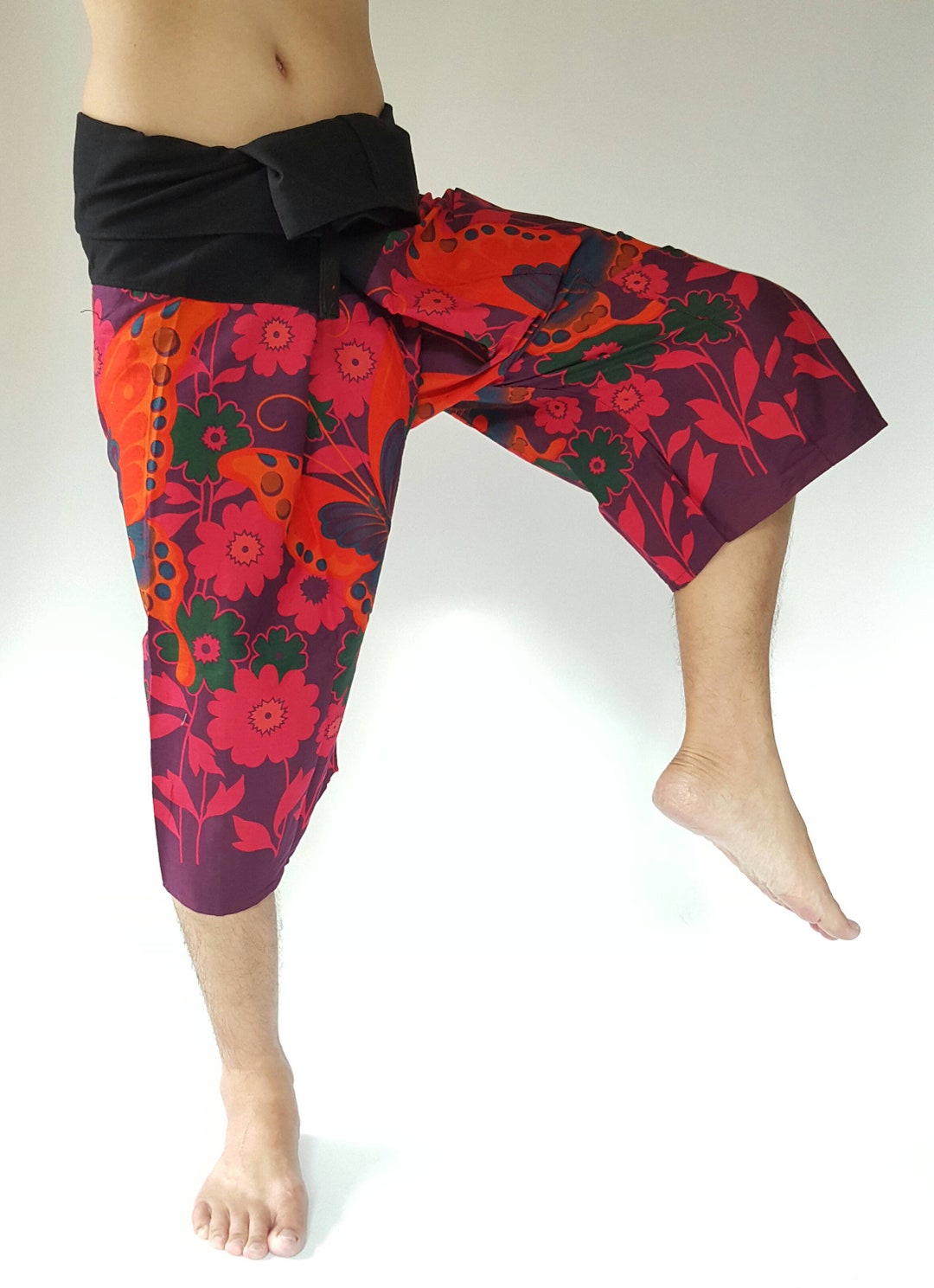 F30015 Thai Fisherman/yoga Are Pants Freesize Will Fit Men Etsy