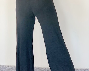YG0311 Größe M Yoga Hose mit weitem Bein Hohe Taille, Workout Low Cut Harem Spandex Hose,Yogahose, super weiche Spandex Yoga Pilates Hose