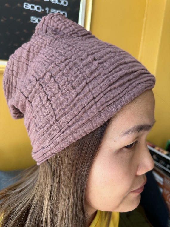 帽子 GASKET / BEANIE / COTTON C8 Slouchy Beanie Hat Thin Baggy Headwear Cotton Gauze Caps Men