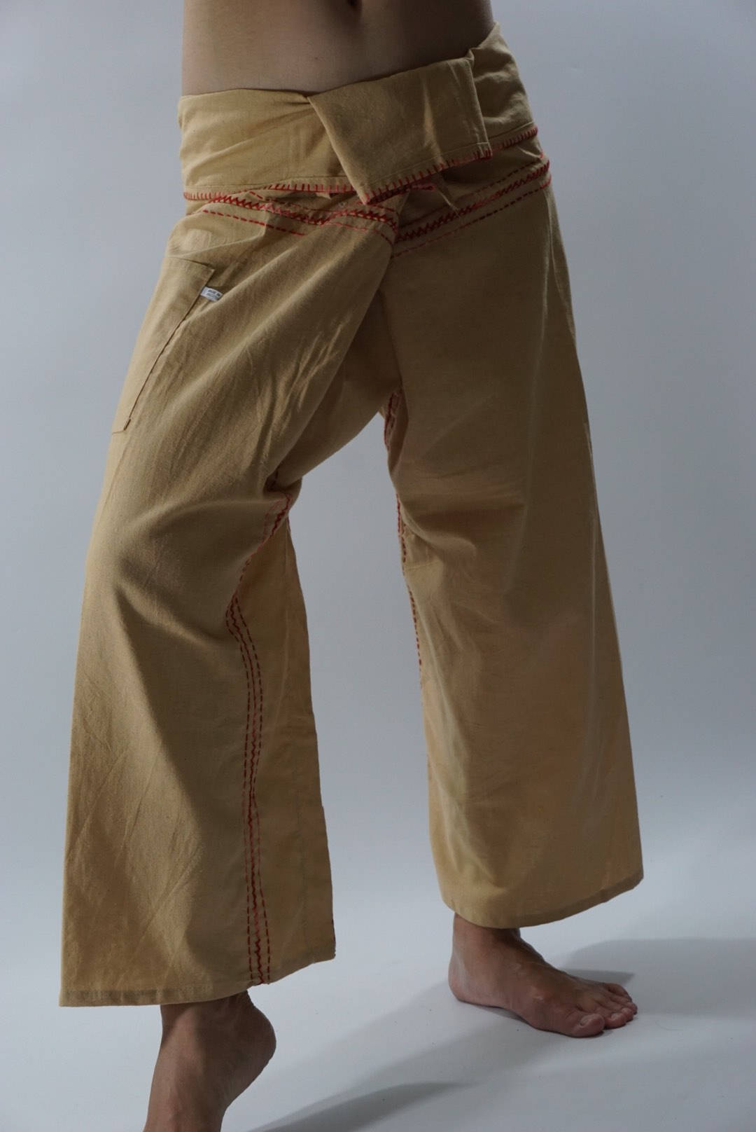 FZ0191 Hand Stitch Unisex Thai Fisherman Pants Stitch Inseam - Etsy