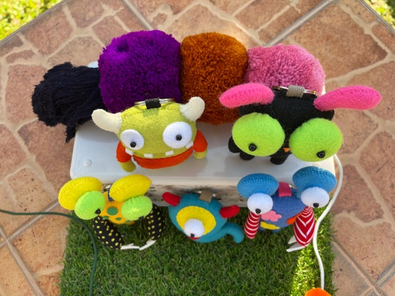MG0036 Get 5 Monsters Gang Cute Handmade,cute Little Monster