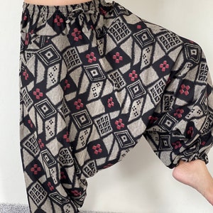 HB0010 Harem Pants Unisex Low Crotch Yoga Trousers, Low crotch yoga pants