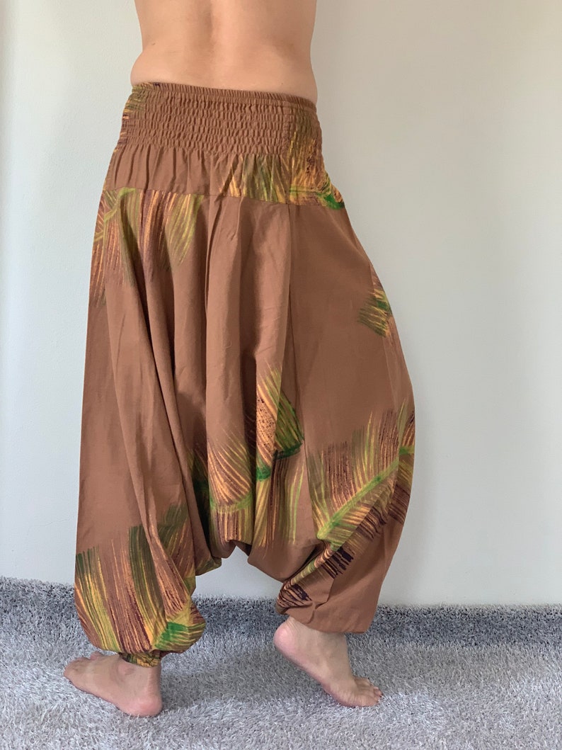 HR0223 Harem Pants Unisex Low Crotch Yoga Trousers